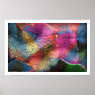 Póster As cores no cabelo