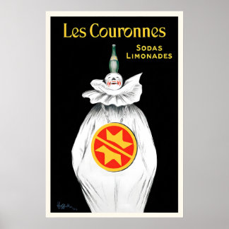Poster As Coroas Refrigerantes Limonadas Vintage Comida&B