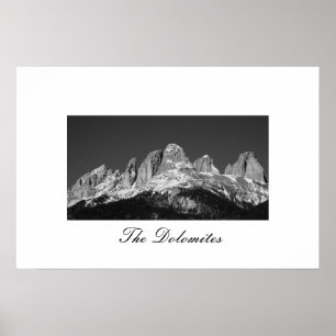 Póster As dolomites de Italia