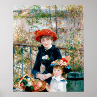 Póster As Duas Irmãs, No Terraço, Renoir
