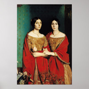 Póster As duas irmãs, ou Mesdemoiselles Chasseriau