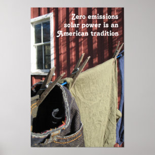 Póster As emissões zero são uma tradição americana