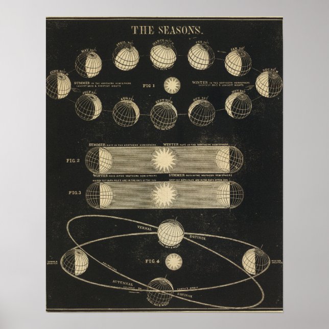 Póster As estações (Frente)