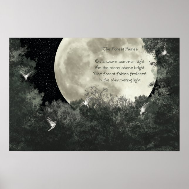 Póster As Fadas Florestais (Frente)