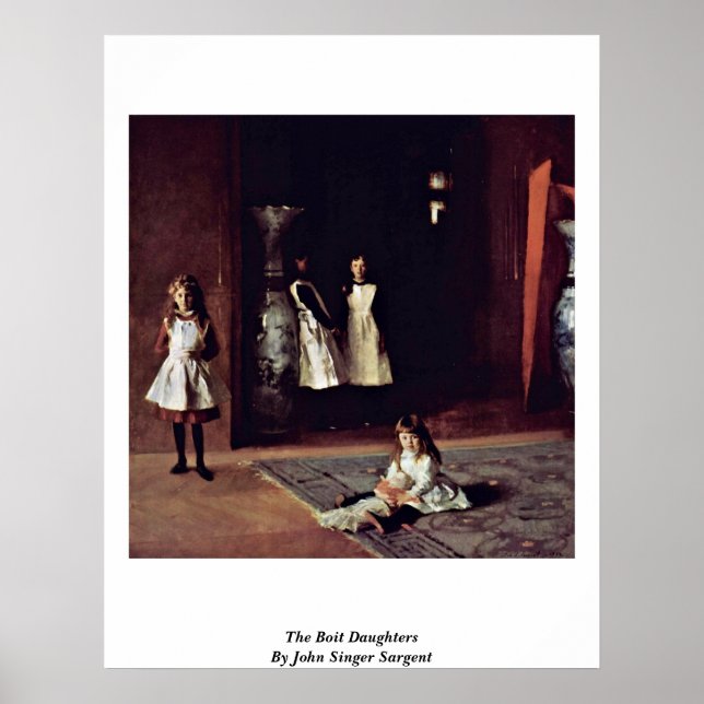 Poster As Filhas De Boit De John Singer Sargent (Frente)