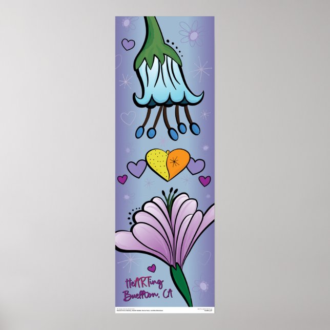Poster - As flores de ART - Buellton.Art (Frente)