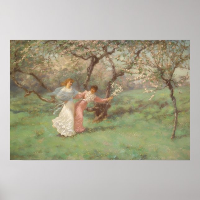 Poster As Flores De Maio por William John Hennessy (Frente)