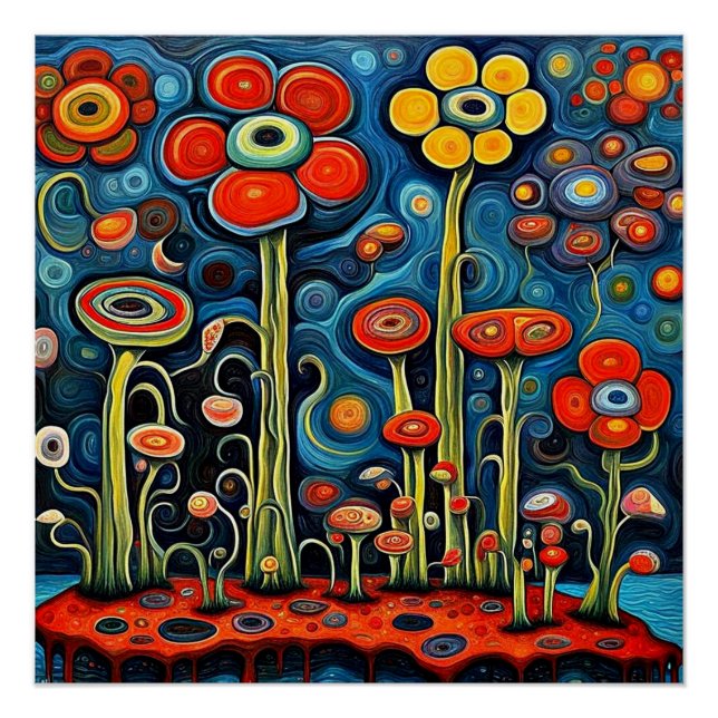 Póster As Flores Propulsoras (Frente)