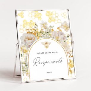 Poster As flores silvestres deixam seu cartão de receita