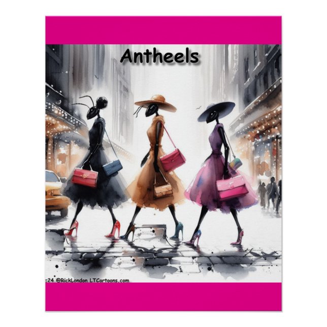 Póster As formigas de moda do rick de Londres (Frente)