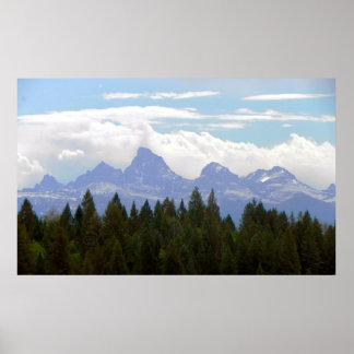 Poster As Grandes Tetons
