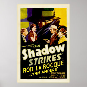Póster As greves da sombra - cartaz cinematográfico