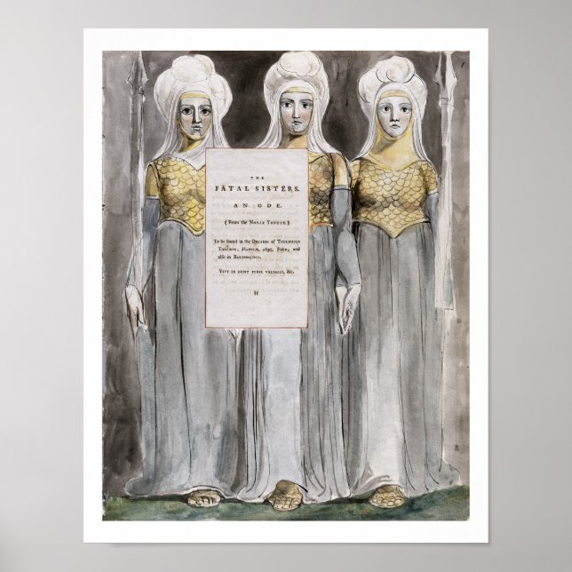 Póster As Irmãs Fatais, design 67 de "Os Poemas de (Frente)