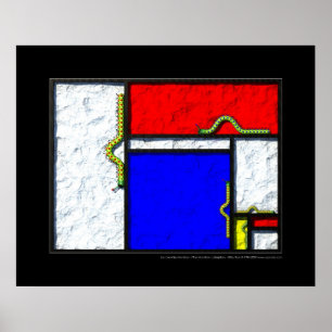 Poster As lagartas de Mondrian