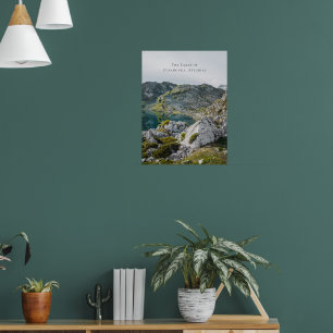 Poster As Lagoas de Covadonga, Astúrias, Espanha viagem