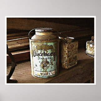 Póster As latas de tinta continuam a vida