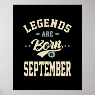 Poster As legendas estão Nasceres entre setembro e setem