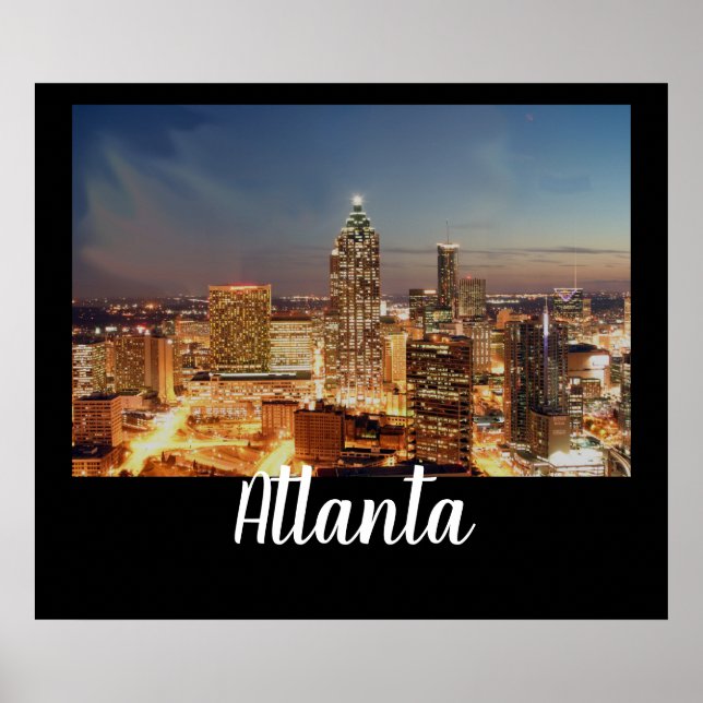 Poster As Luzes de Atlanta (Frente)