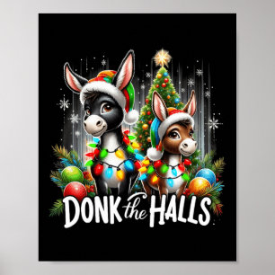 Poster As Luzes De Natal Dão Os Macacos De Natal Dos Hall