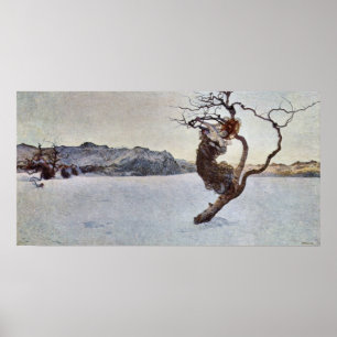 Póster As mães do mau por Giovanni Segantini