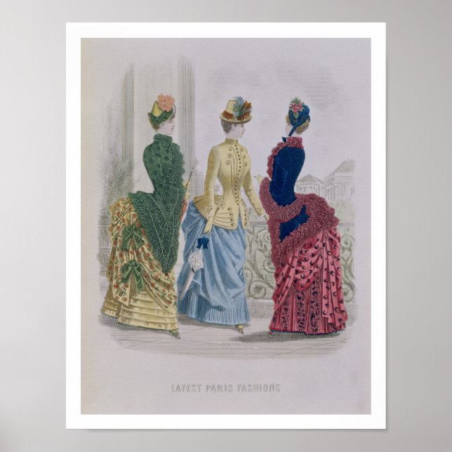 Póster As mais recentes modas de Paris, três dias vestido (Frente)