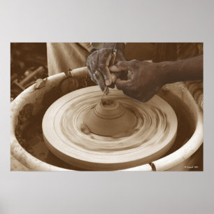 Poster As mãos do oleiro