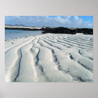 Póster As maravilhosas lagoas de El Cotillo em baixo