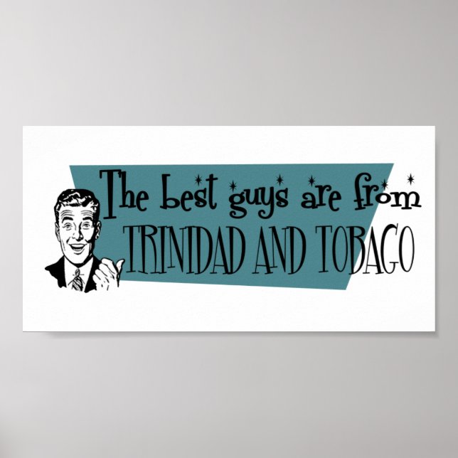 Póster As melhores Caras são de Trinidad e Tobago (Frente)