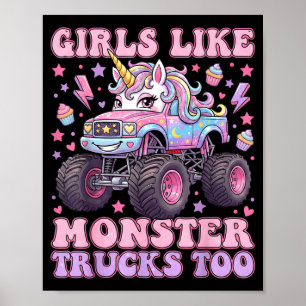 Poster As meninas também gostam de caminhões monstro unic