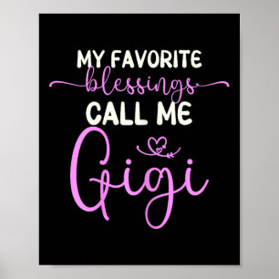 Poster As Minhas Bênçãos Favoritas Chamam-Me Mãe Gigi