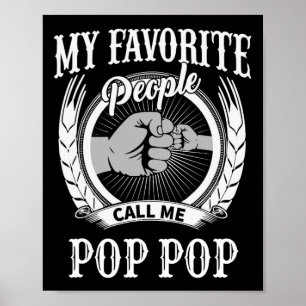 Poster As Minhas Pessoas Favoritas Chamam-Me Avô Pop Pop
