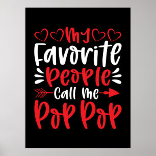 Poster As Minhas Pessoas Favoritas Chamam-me Poppop