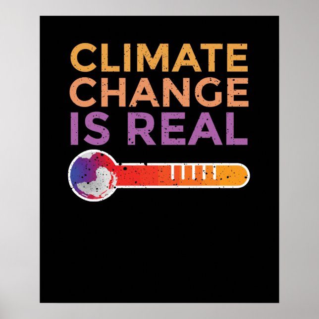 Poster As mudanças climáticas são reais (Frente)