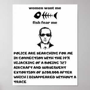 Poster As mulheres querem-me peixe, temam-me o Db Cooper