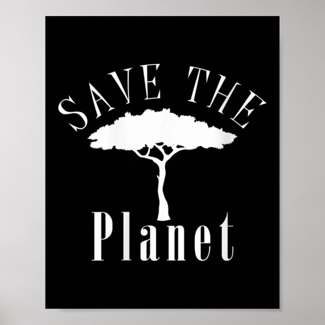 Poster As Mulheres Salvem O Planeta De Proteção Ambiental (Frente)