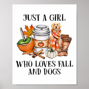 Poster As Mulheres Só Adoram Cachorros E Cachorros Cute A