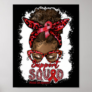 Poster As Mulheres Suportam Esquadrão Afro Mensageiro Cér