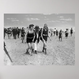 Poster As Mulheres Violam A Lei De Decência De maiô C. 19