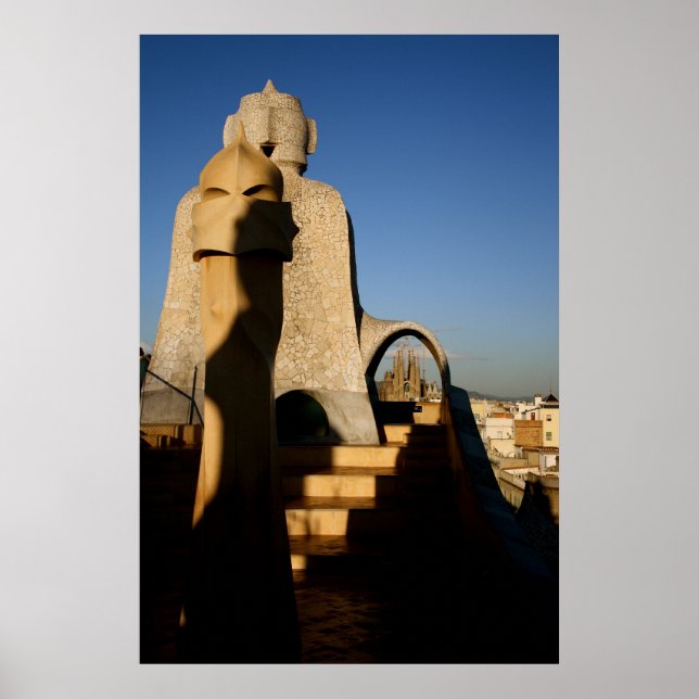 Póster As obras-primas de Gaudi (Frente)