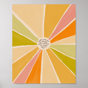 Poster As Palavras Importam. Então Fale Palavras Bons Par