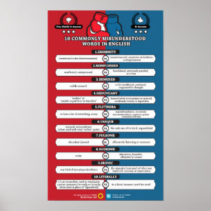 Póster As palavras não são o que parecem