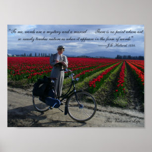 Poster As palavras são umas citações da escrita do