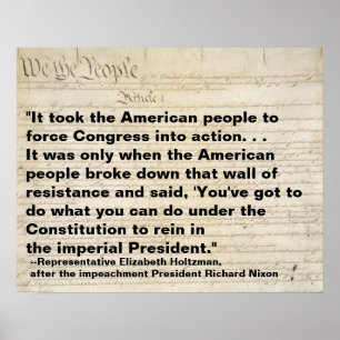 Póster As pessoas americanas do congresso da força a