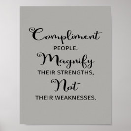 Póster As Pessoas De Cumprimento Ampliam Suas Forças Post