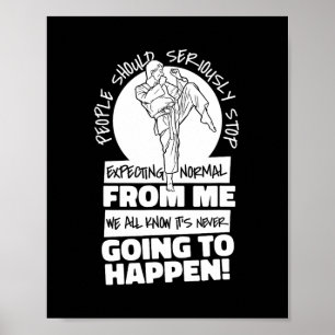 Poster As Pessoas De Karate Devem Parar Seriamente De Esp