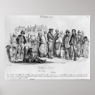 Póster As pessoas Emancipated, 'do La Caricature