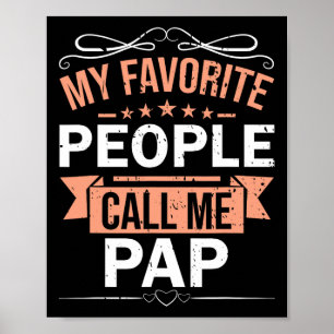 Poster As Pessoas Favoritas Me Chamam de Papai Dia dos Pa