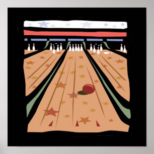 Póster As pistas da boliche