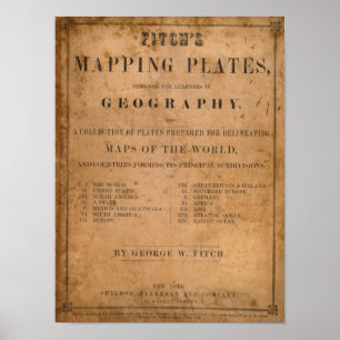 Póster As placas de traço de Fitch