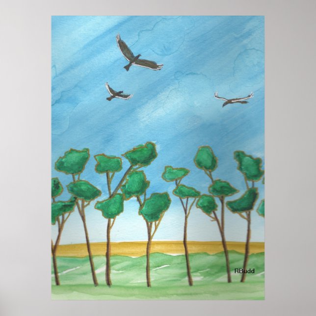 Poster As planícies (Frente)